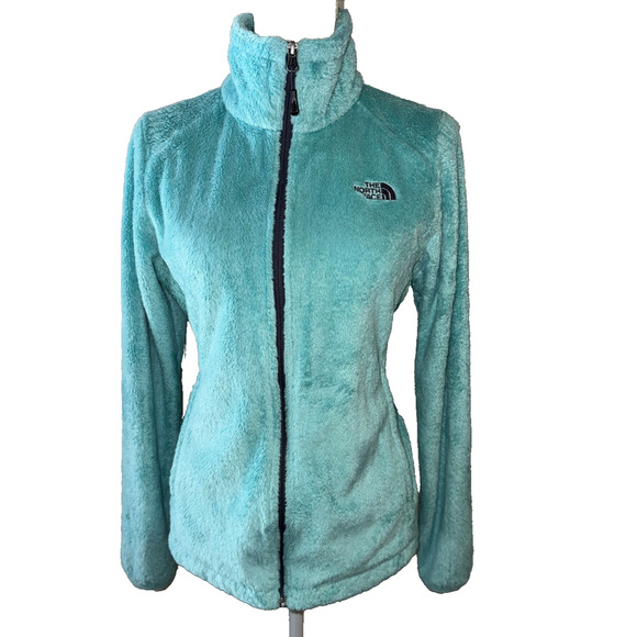 The North Face Osito Light Blue Fleece Zip Up Jacket Size M - Picture 2 of 15